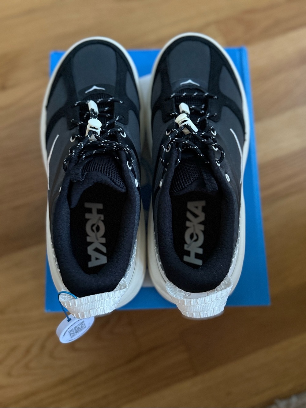 HOKA Bondi B3LS Black Alabaster Sneaker - Picture 3 of 11
